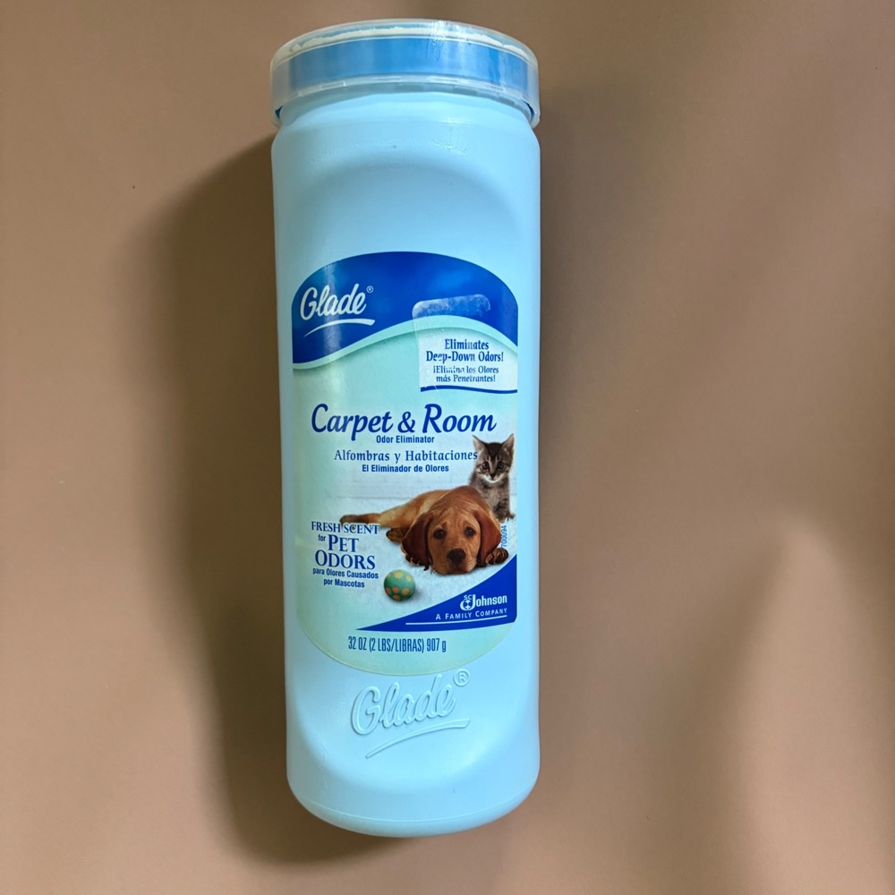 Glade Carpet & Room Odor Eliminator Fresh Scent for Pet Odors 32oz 2lb Powder